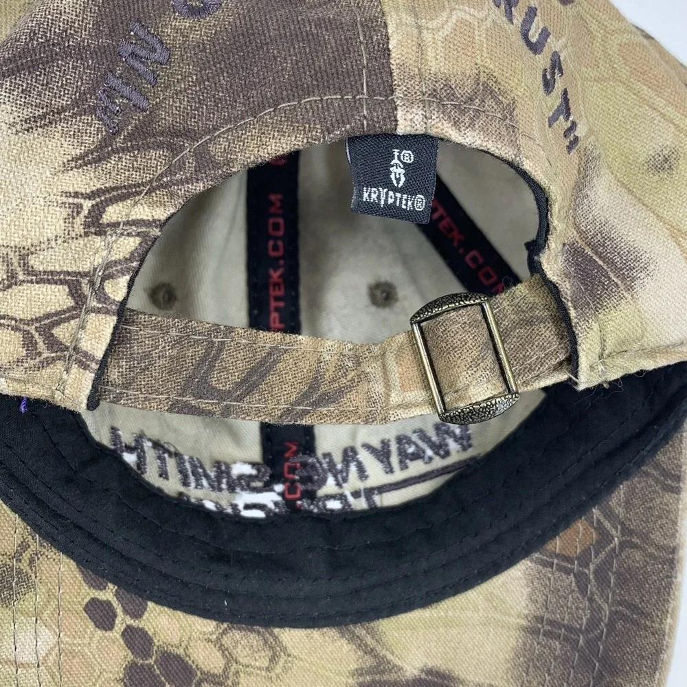 Wayne Smith Trucking Hat Kryptek Camo Strapback Outdoor Cap Baseball Cap w/ Tag